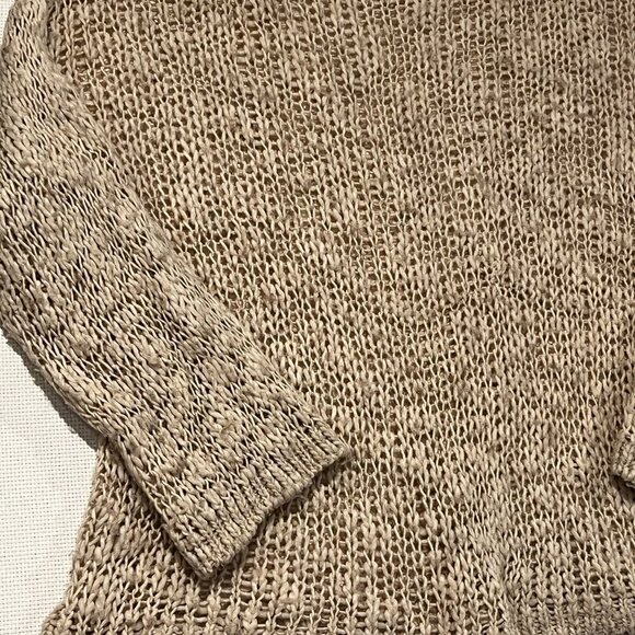 H&M Loose Knit Slouchy Oversized Wide‎ Neck Pullover Sweater XL Wool Blend - Picture 2 of 8